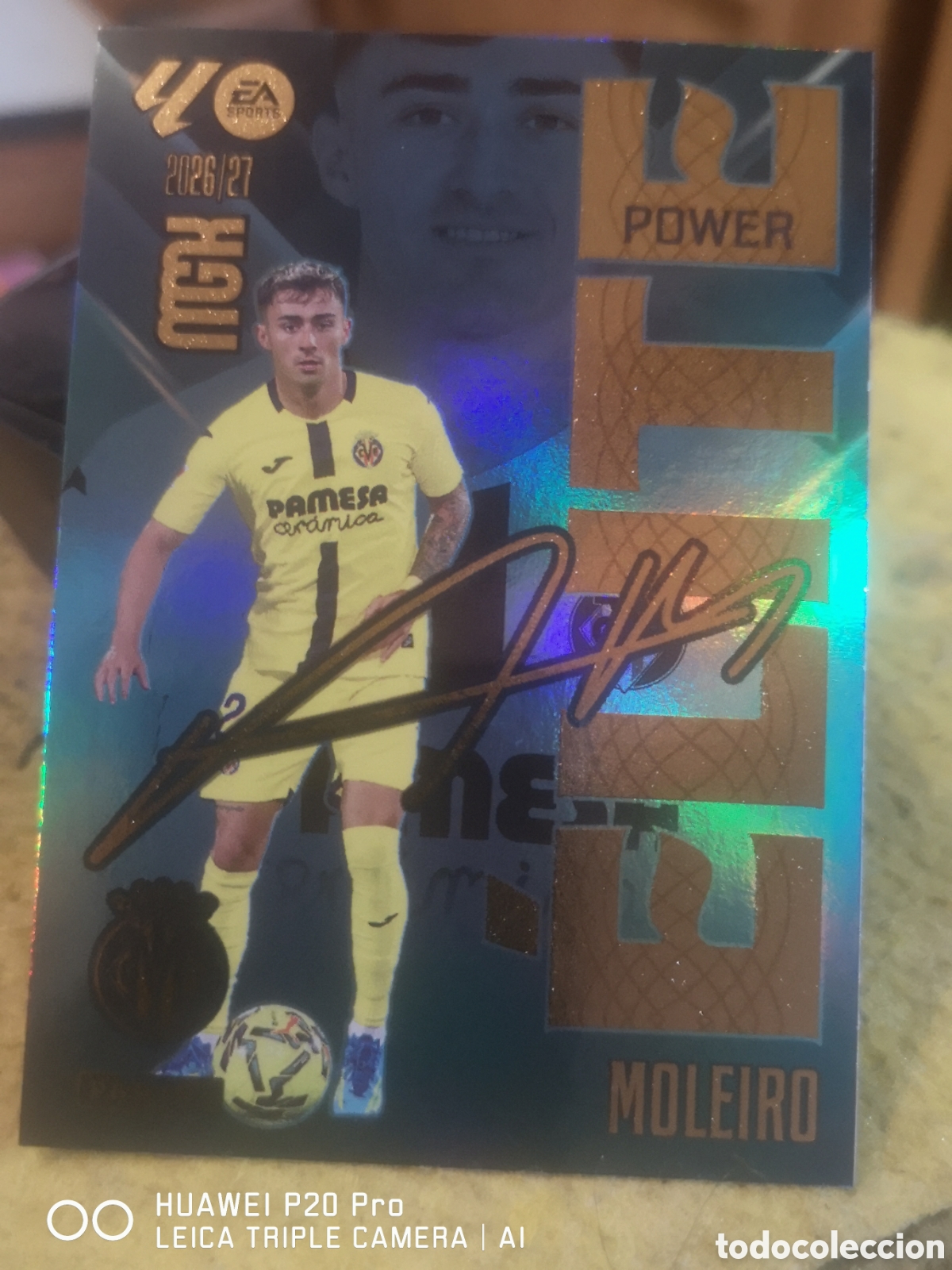 Figurine di Calcio: MEGACRACKS 2026 27 ELITE POWER MOLEIRO 11P - VILLARREAL