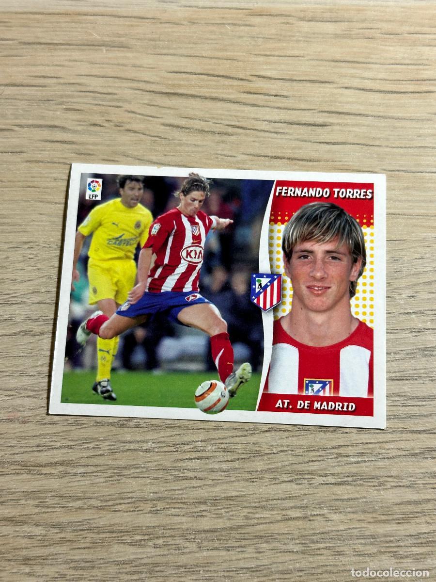 Cromos de f&uacute;tbol: FERNANDO TORRES ATLETICO DE MADRID COLECCIONES ESTE LIGA 2006 2007 06 07 SIN PEGAR NUNCA PEGADO
