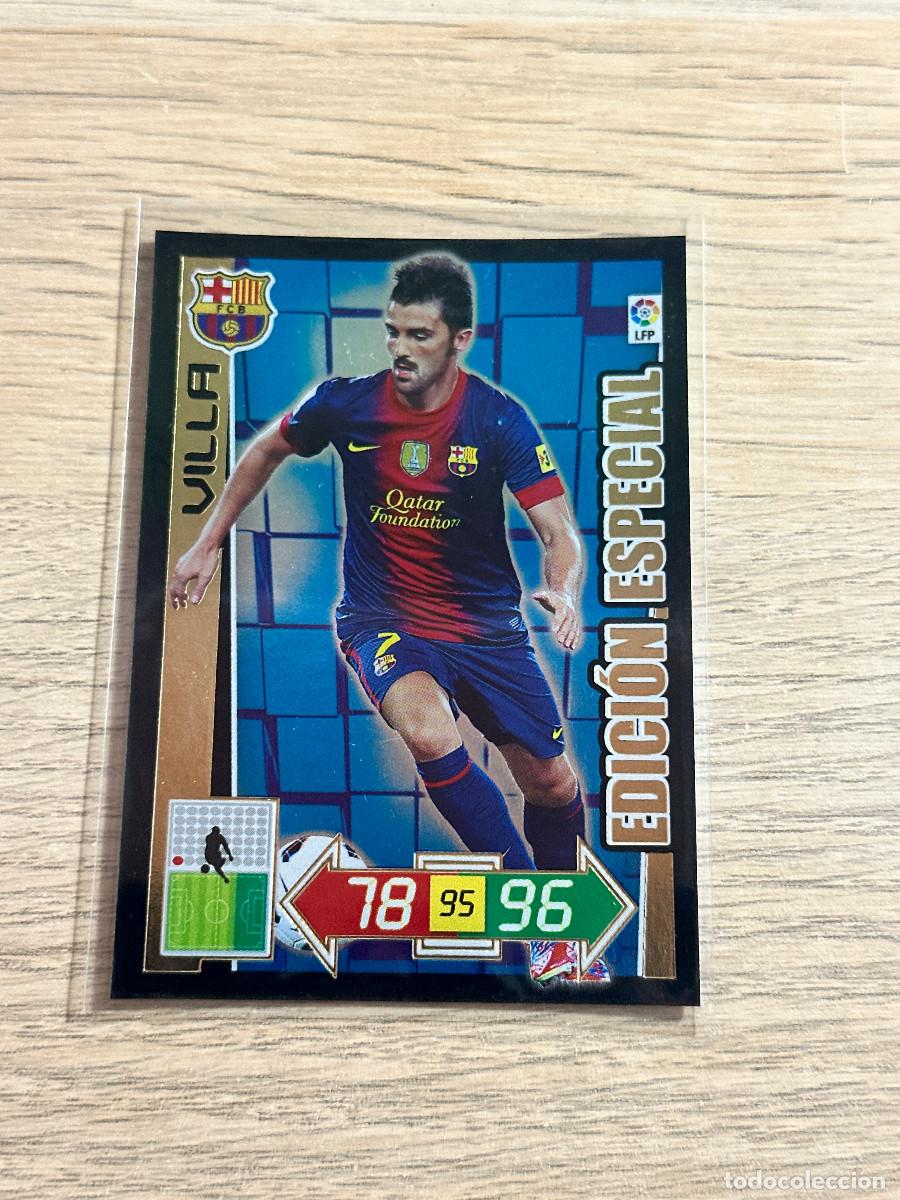 Cromos de f&uacute;tbol: VILLA EDICION ESPECIAL FC BARCELONA ADRENALYN XL 2012 2013 PANINI 12 13