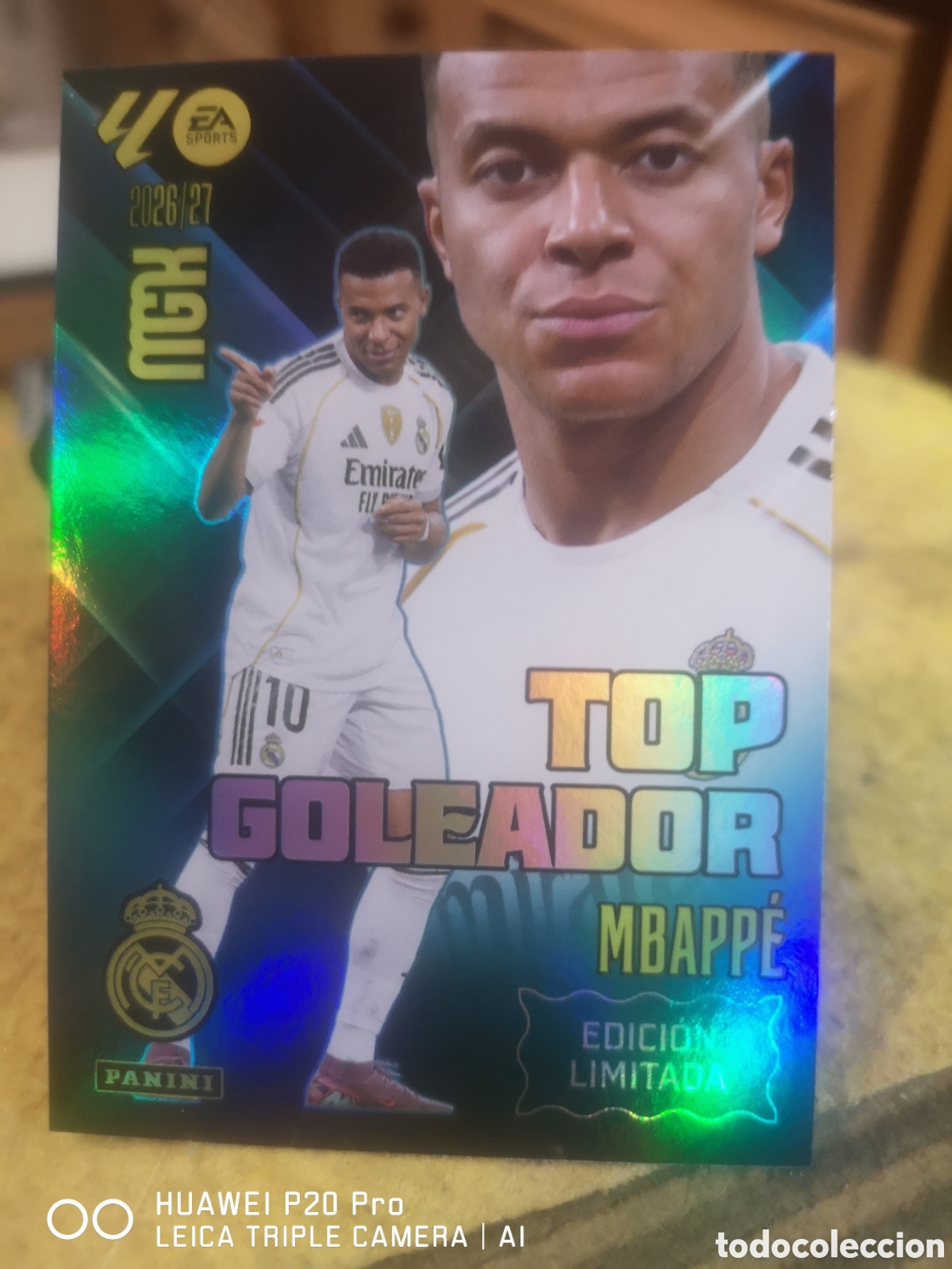 Cromos de f&uacute;tbol: MEGACRACKS 2026 27 TOP GOLEADOR MBAPPE EDICION LIMITADA 2026 2027