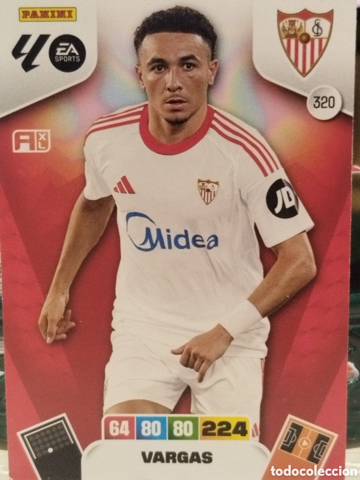 Fu&szlig;ball-Sticker: 320 VARGAS SEVILLA ADRENALYN 2025 2026 PANINI 25 26