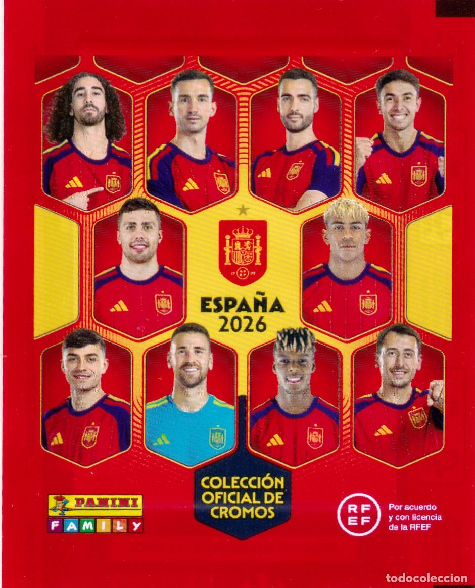 Fu&szlig;ball-Sticker: LOTE 2 SOBRES - SELECCI&Oacute;N DE ESPA&Ntilde;A 2026 CARREFOUR - SOBRES SIN ABRIR