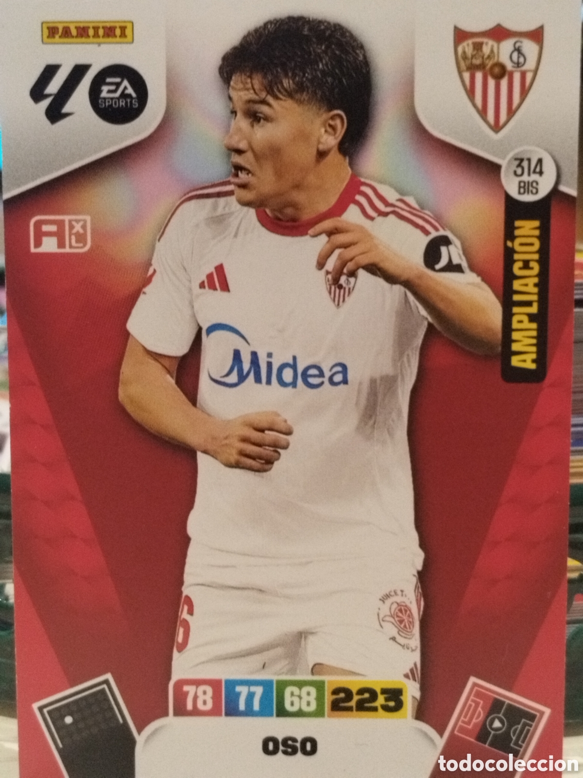 Fu&szlig;ball-Sticker: 314bis OSO SEVILLA ADRENALYN 2025 2026 PANINI 25 26