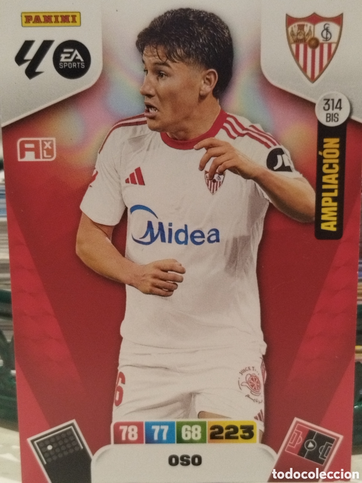 Fu&szlig;ball-Sticker: 314bis OSO SEVILLA ADRENALYN 2025 2026 PANINI 25 26