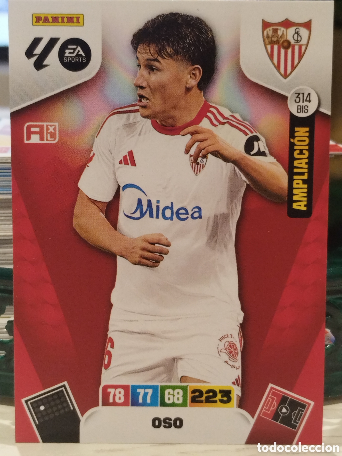 Cromos de f&uacute;tbol: 314bis OSO SEVILLA ADRENALYN 2025 2026 PANINI 25 26