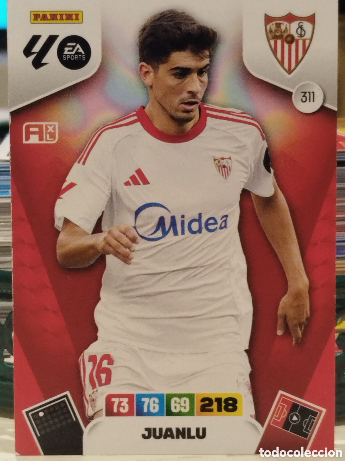 Cromos de f&uacute;tbol: 311 JUANLU SEVILLA ADRENALYN 2025 2026 PANINI 25 26