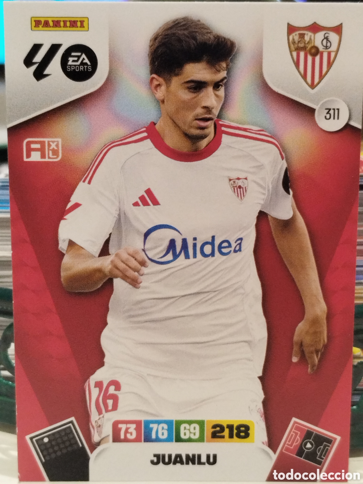 Cromos de f&uacute;tbol: 311 JUANLU SEVILLA ADRENALYN 2025 2026 PANINI 25 26
