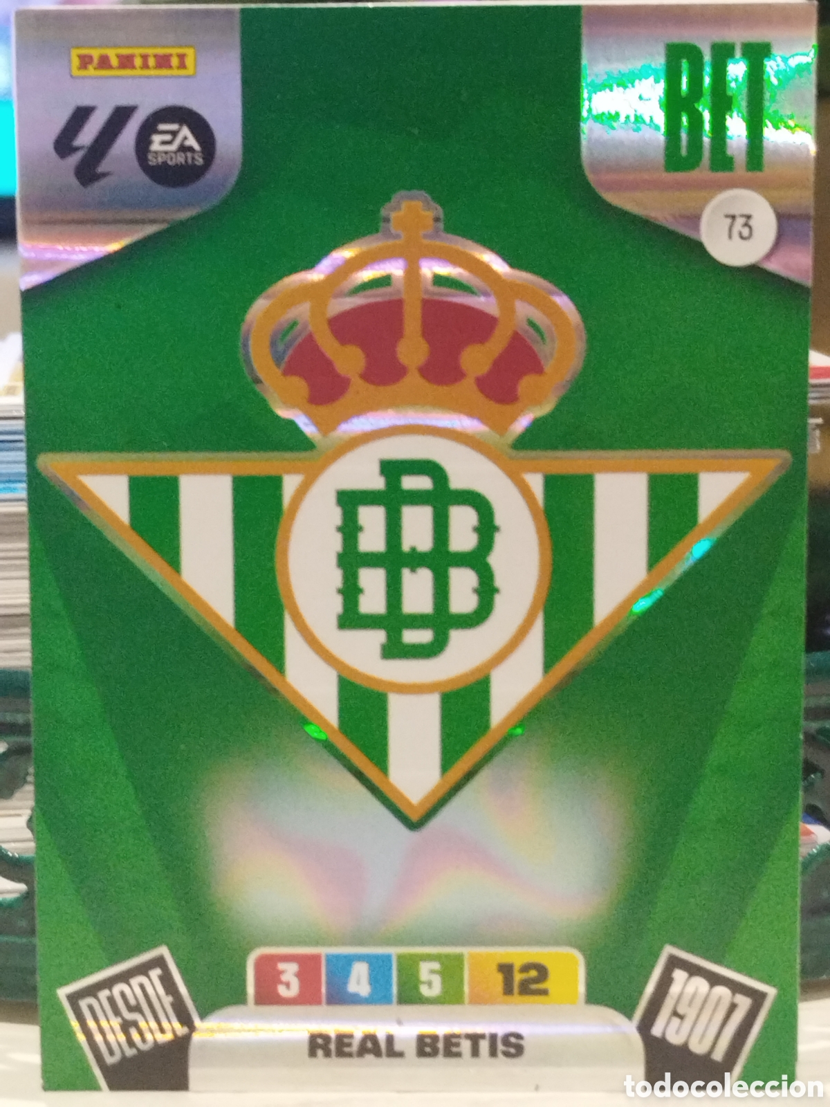 Cromos de f&uacute;tbol: 73 ESCUDO BETIS 25 26 ADRENALYN XL 2025 2026