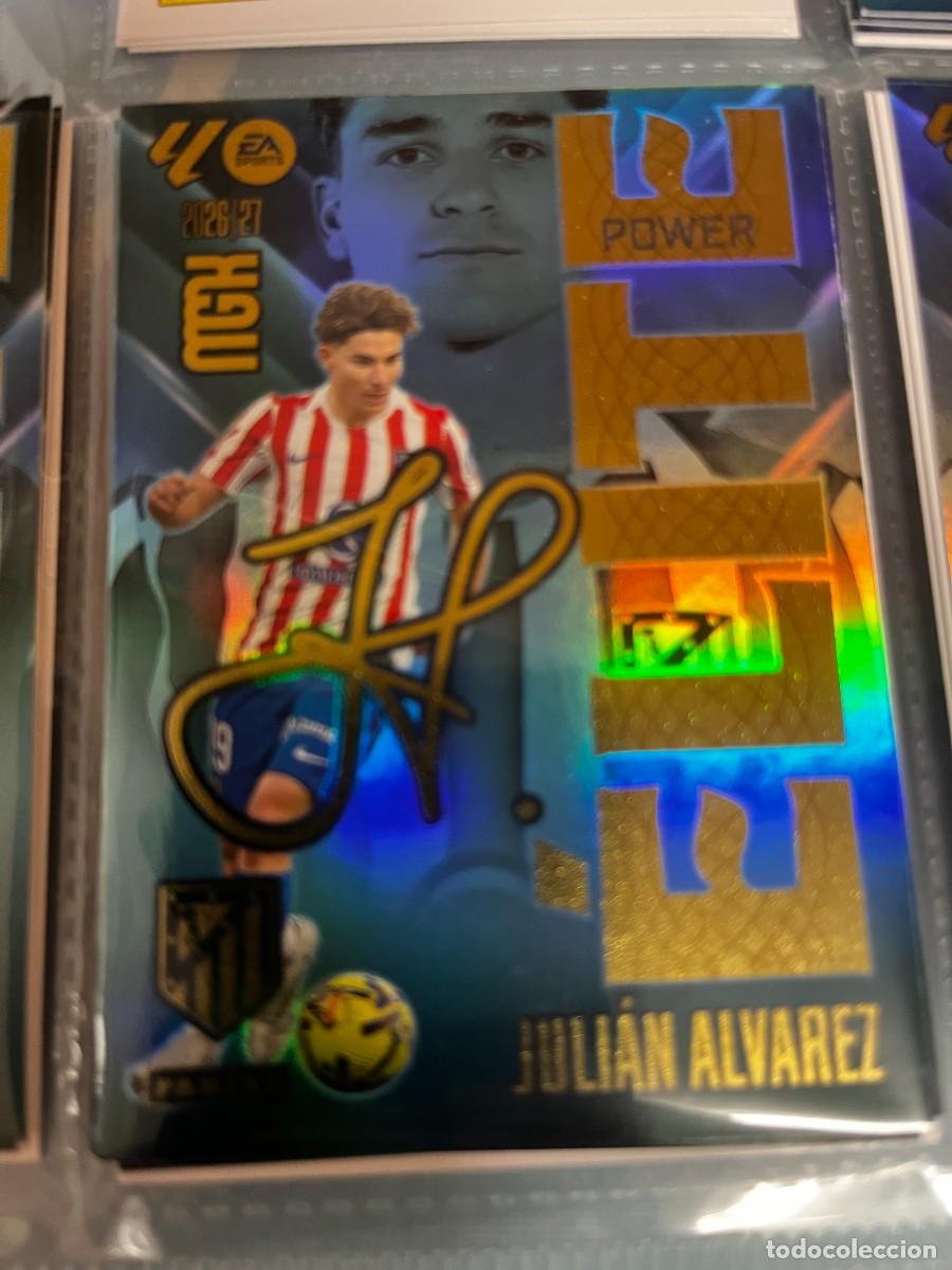 Cromos de f&uacute;tbol: MEGACRACKS MGK 2026 2027 26 27 PANINI N&ordm; 8 P 8P JULIAN ALVAREZ ATLETICO DE MADRID ELITE POWER