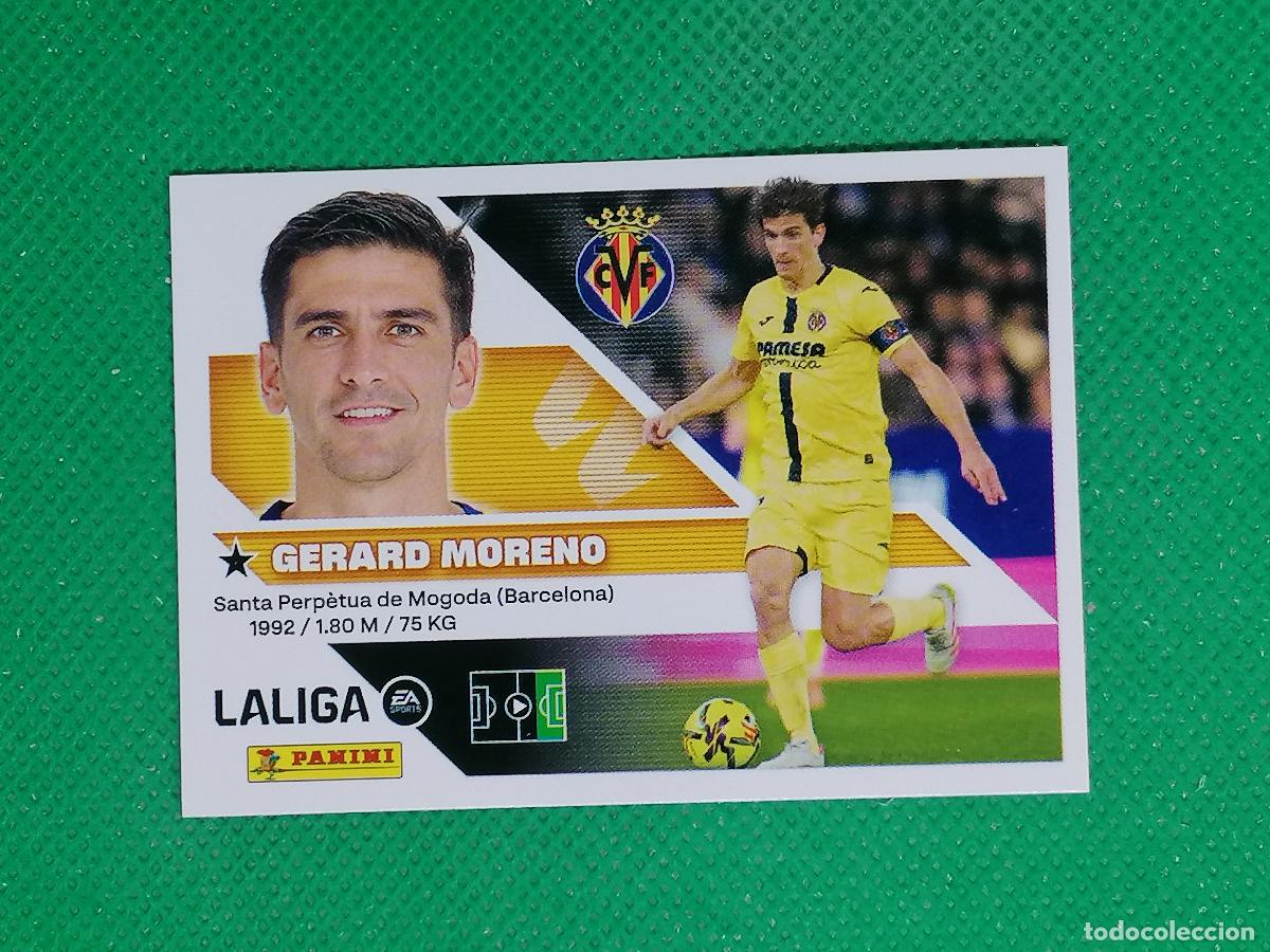 Cromos de f&uacute;tbol: 20 GERARD MORENO VILLARREAL ⚽ PANINI LIGA ESTE 26 27 2026 2027 ⚽