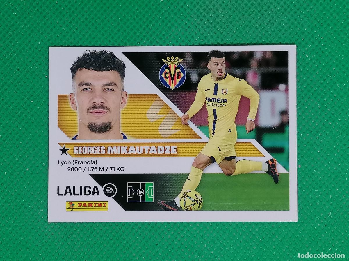 Cromos de f&uacute;tbol: 19 MIKAUTADZE VILLARREAL ⚽ PANINI LIGA ESTE 26 27 2026 2027 ⚽