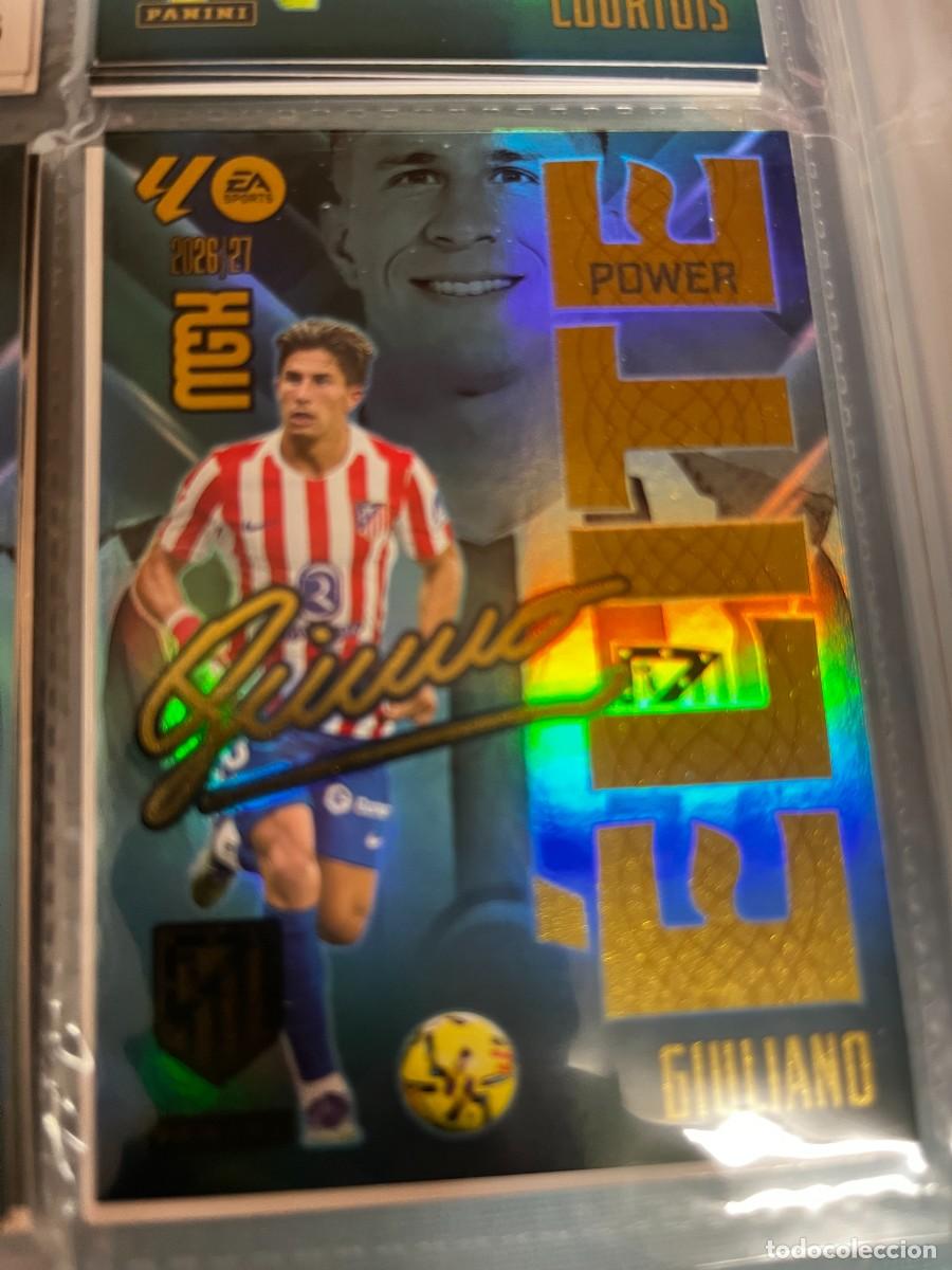 Cromos de f&uacute;tbol: MEGACRACKS MGK 2026 2027 26 27 PANINI N&ordm; 7 P 7P GIULIANO ATLETICO DE MADRID ELITE POWER