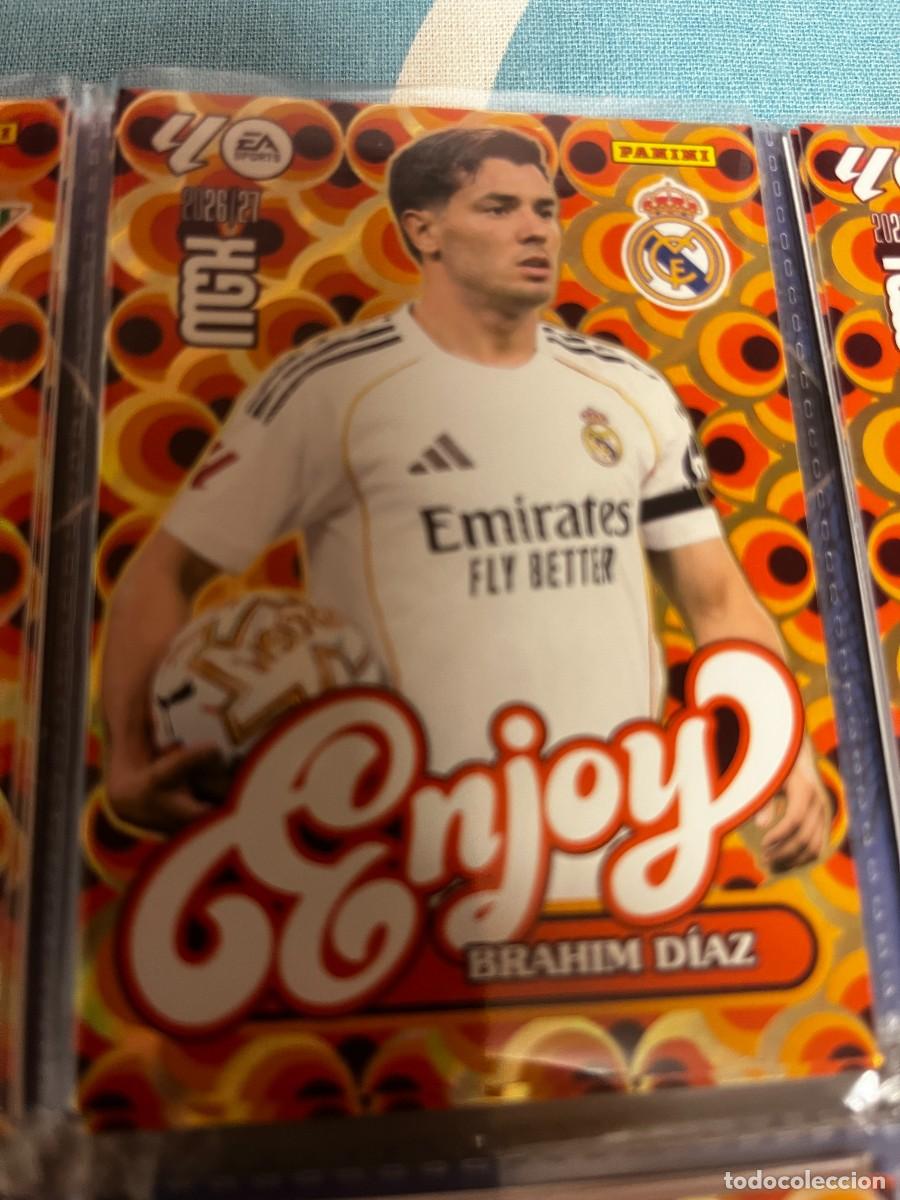 Cromos de f&uacute;tbol: MEGACRACKS MGK 2026 2027 26 27 PANINI N&ordm; 380 BRAHIM DIAZ REAL MADRID ENJOY