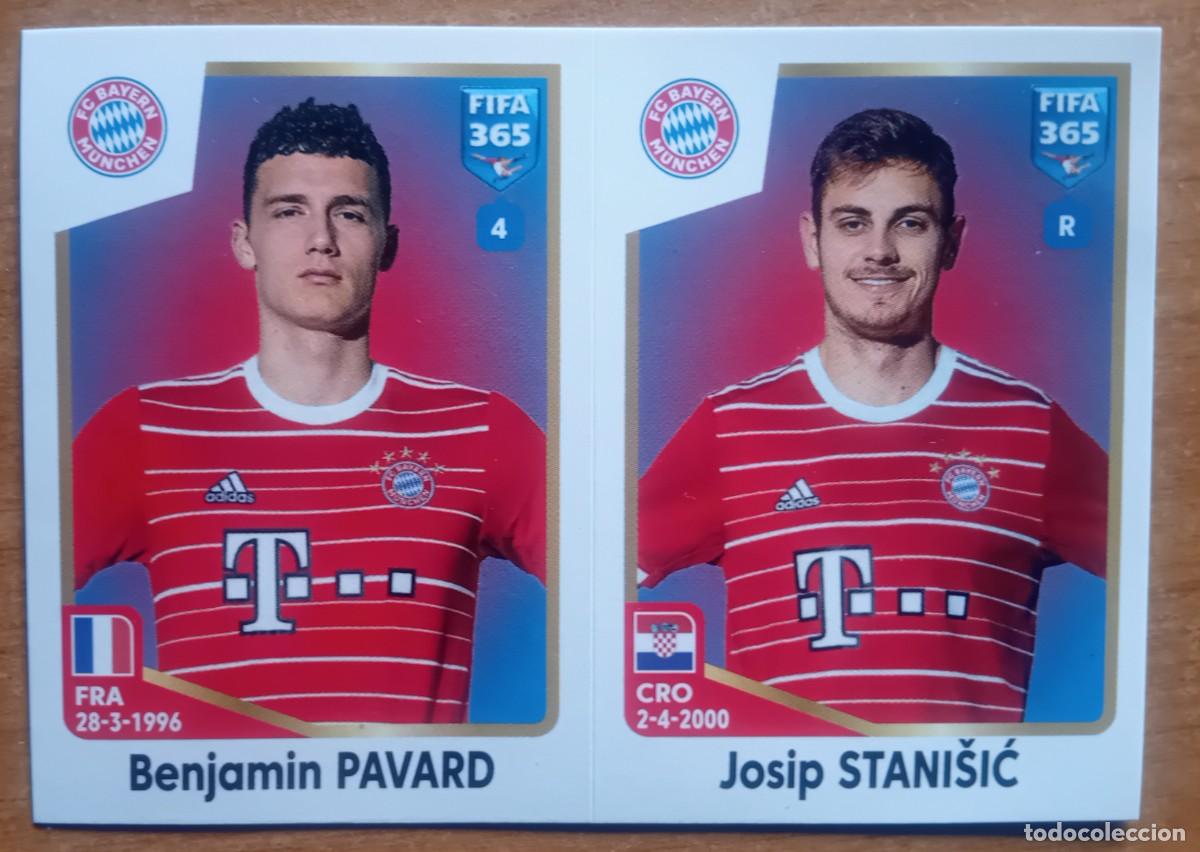 Cromos de f&uacute;tbol: Figurina Panini 2022-23 Cromo Fifa 365 2023 Pavard Stanisic Bayern Munchen n 234