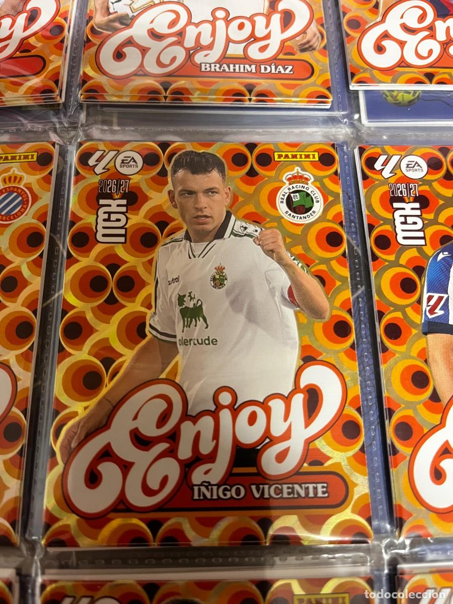 Cromos de f&uacute;tbol: MEGACRACKS MGK 2026 2027 26 27 PANINI N&ordm; 383 I&Ntilde;IGO VICENTE RACING SANTANDER ENJOY