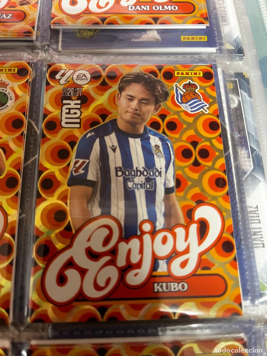 Cromos de f&uacute;tbol: MEGACRACKS MGK 2026 2027 26 27 PANINI N&ordm; 384 KUBO REAL SOCIEDAD ENJOY