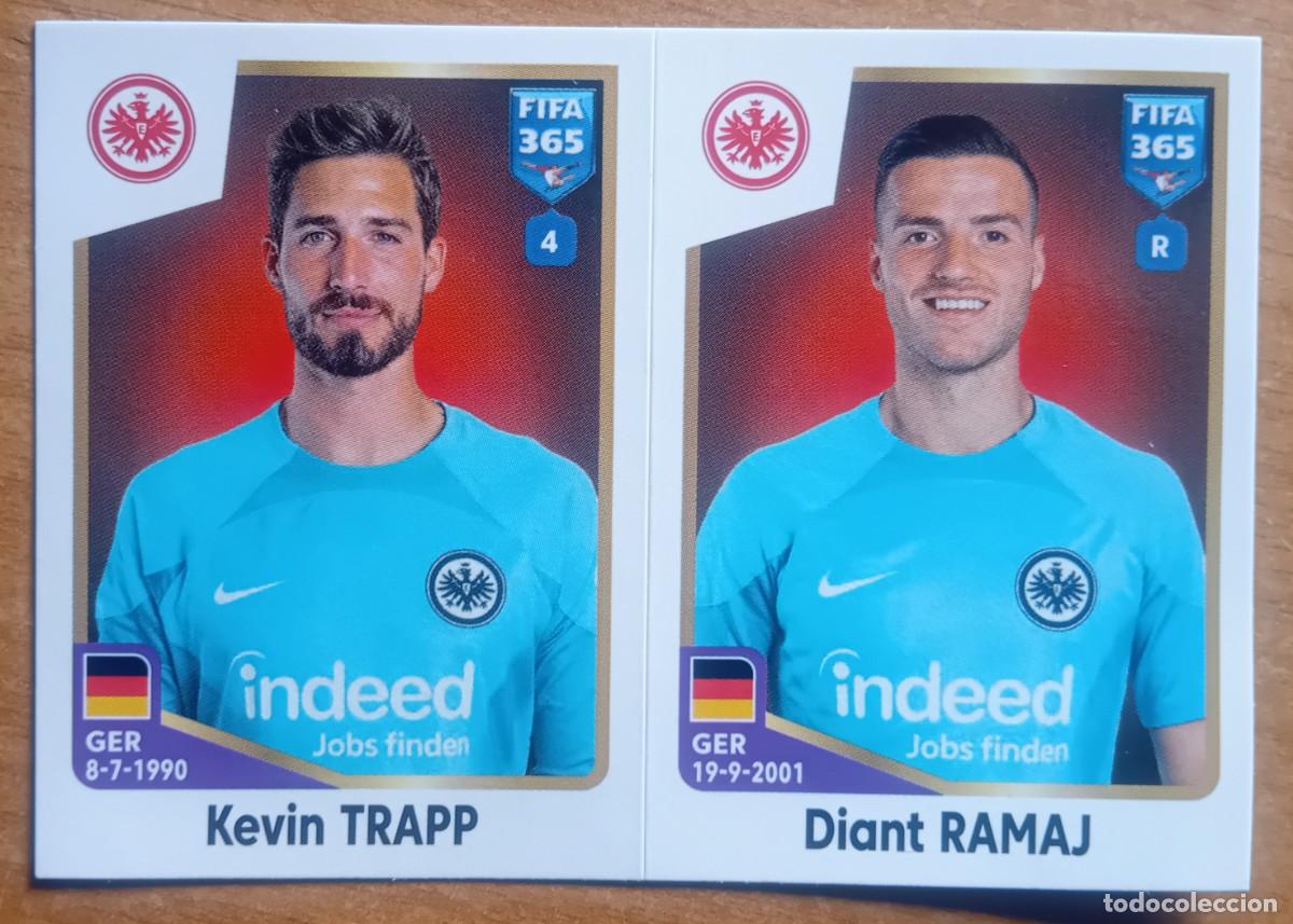 Cromos de f&uacute;tbol: Figurina Panini 2022-23 Cromo Fifa 365 2023 Trapp Ramaj Eintracht Frankfurt n 246