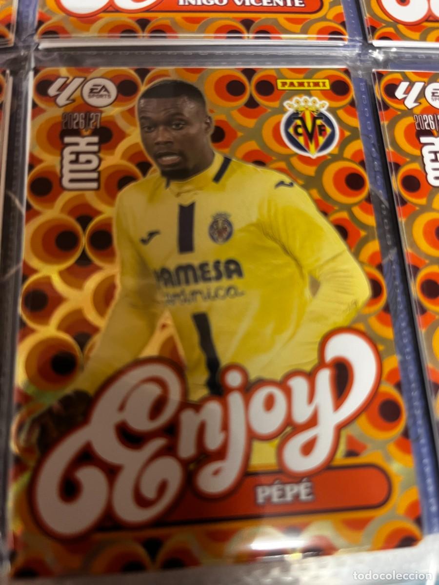 Cromos de f&uacute;tbol: MEGACRACKS MGK 2026 2027 26 27 PANINI N&ordm; 386 PEPE VILLARREAL ENJOY