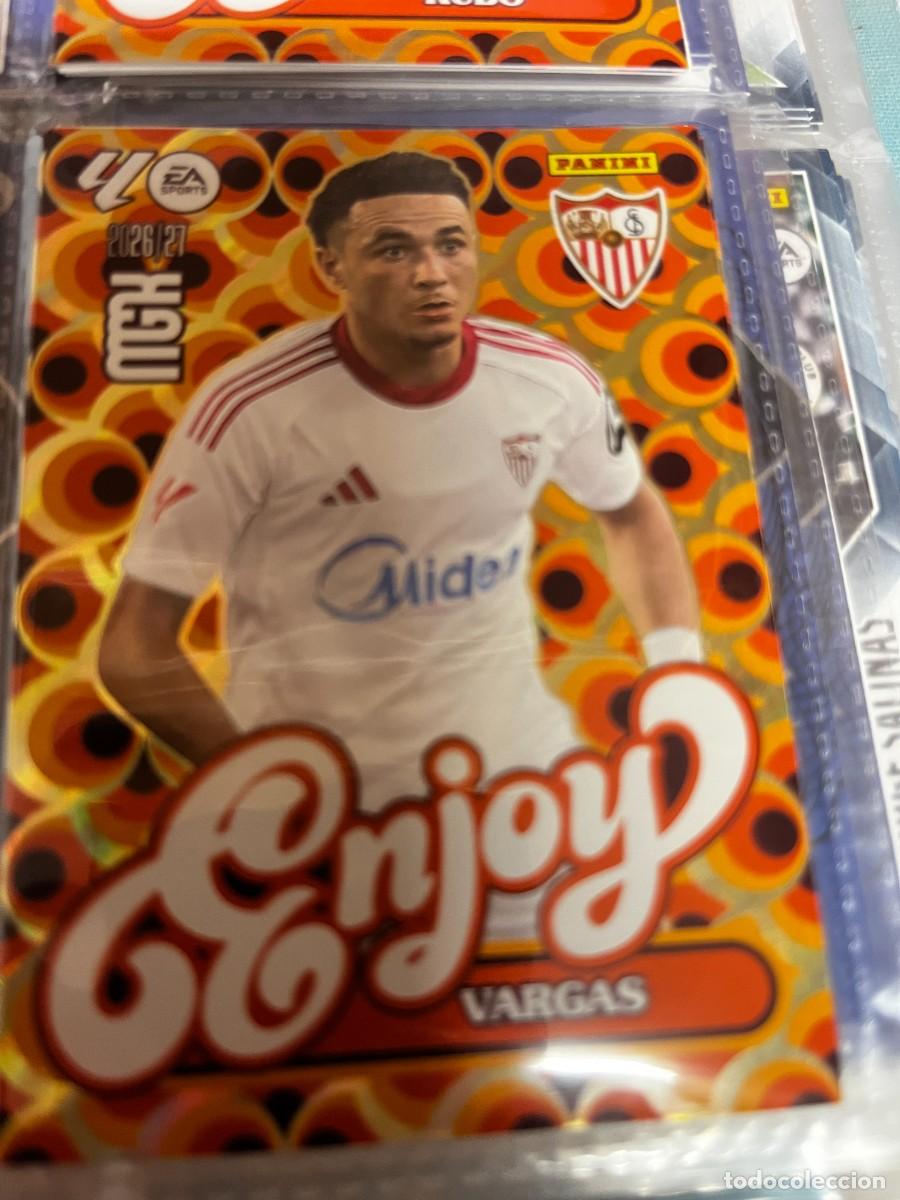 Cromos de f&uacute;tbol: MEGACRACKS MGK 2026 2027 26 27 PANINI N&ordm; N&ordm; 387 VARGAS SEVILLA ENJOY