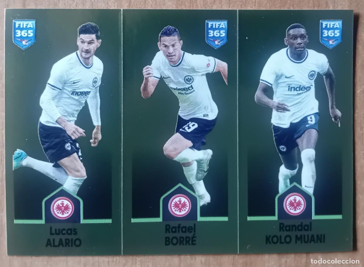 Cromos de f&uacute;tbol: Figurina Panini 2022-23 Cromo Fifa 365 2023 Alario Borr&eacute; Kolo Muani Eintracht Frankfurt n 257