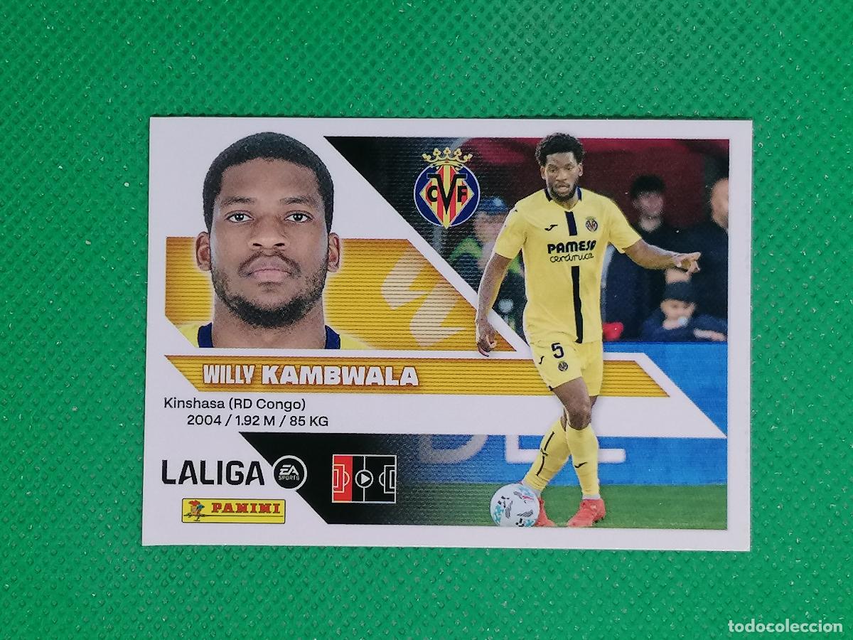 Cromos de f&uacute;tbol: 8 A 8A KAMBWALA VILLARREAL ⚽ PANINI LIGA ESTE 26 27 2026 2027 ⚽