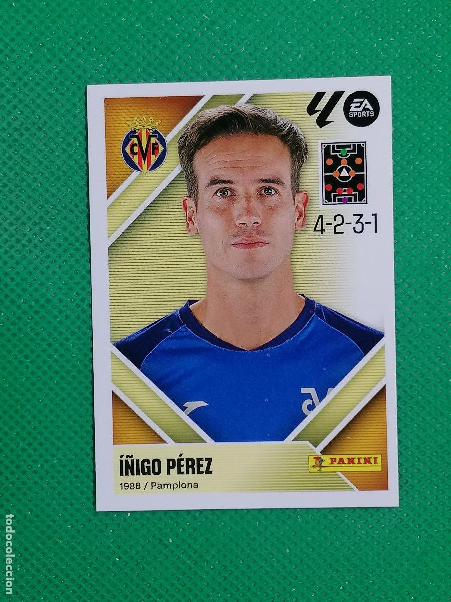 Cromos de f&uacute;tbol: 2 I&Ntilde;IGO PEREZ VILLARREAL ⚽ PANINI LIGA ESTE 26 27 2026 2027 ⚽