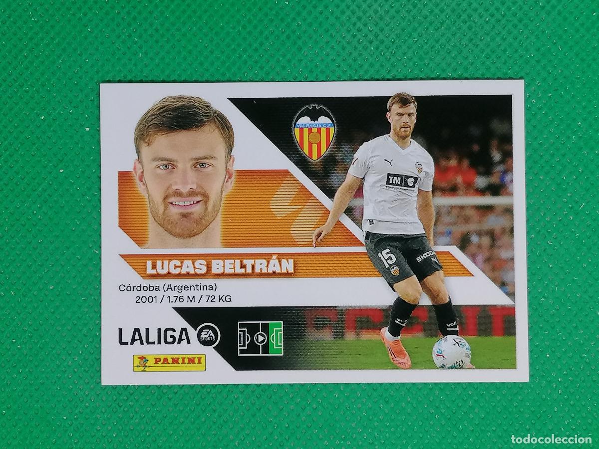 Cromos de f&uacute;tbol: 20 B 20B LUCAS BELTRAN VALENCIA ⚽ PANINI LIGA ESTE 26 27 2026 2027 ⚽