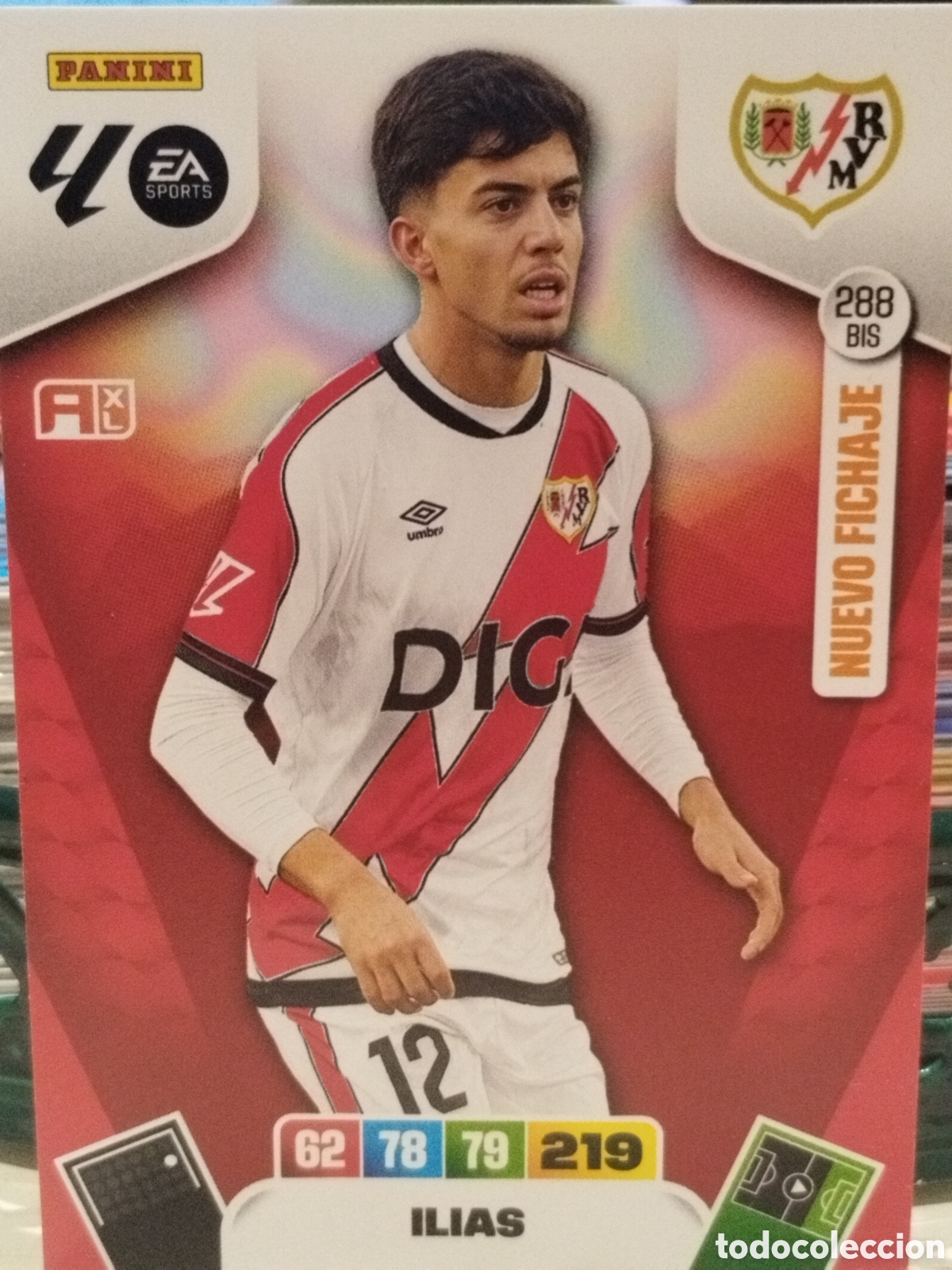 Cromos de f&uacute;tbol: 288bis ILIAS RAYO VALLECANO 25 26 ADRENALYN XL 2025 2026