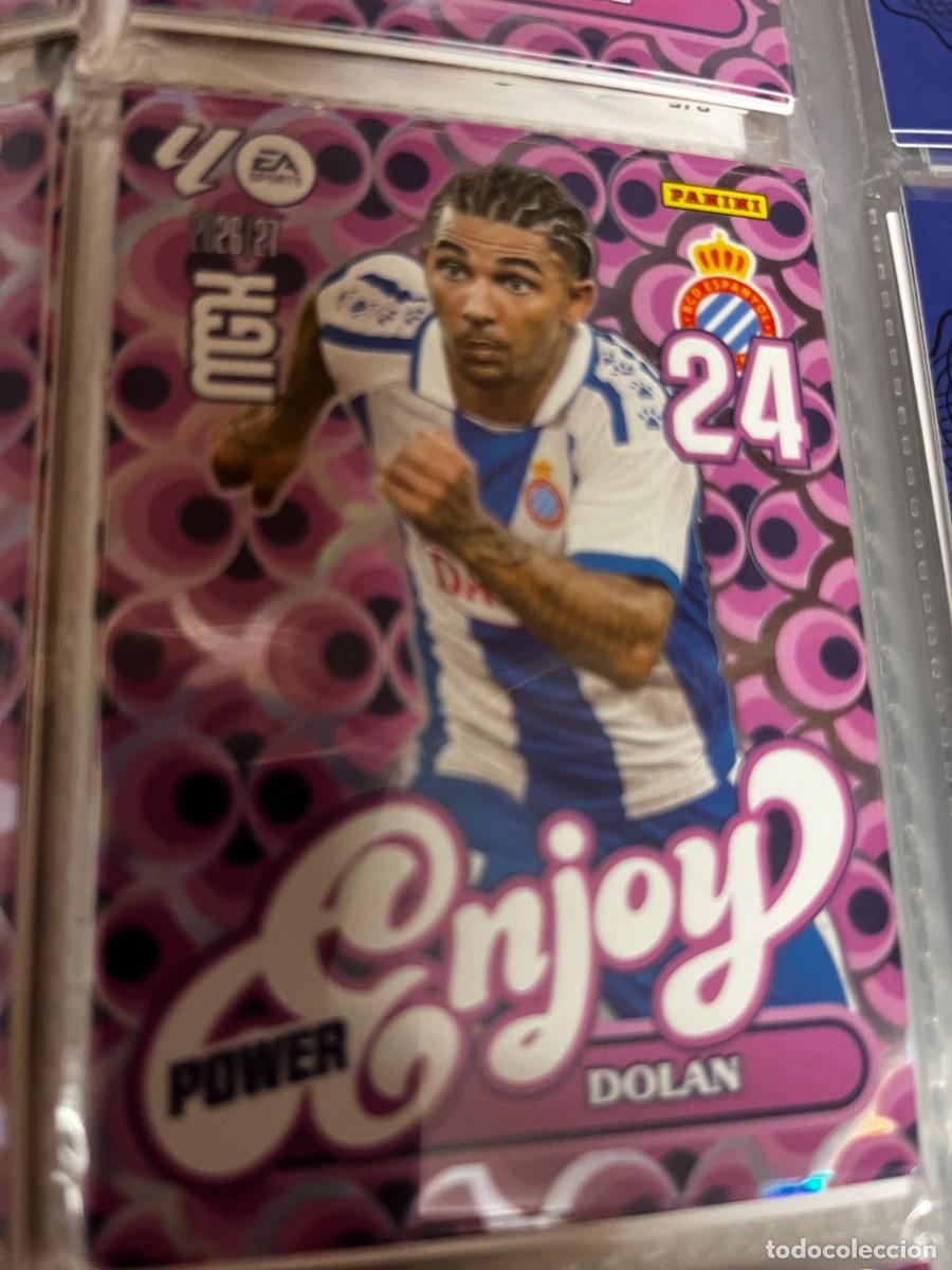 Cromos de f&uacute;tbol: MEGACRACKS MGK 2026 2027 26 27 PANINI N&ordm; 382 P 382P DOLAN ESPANYOL ENJOY POWER