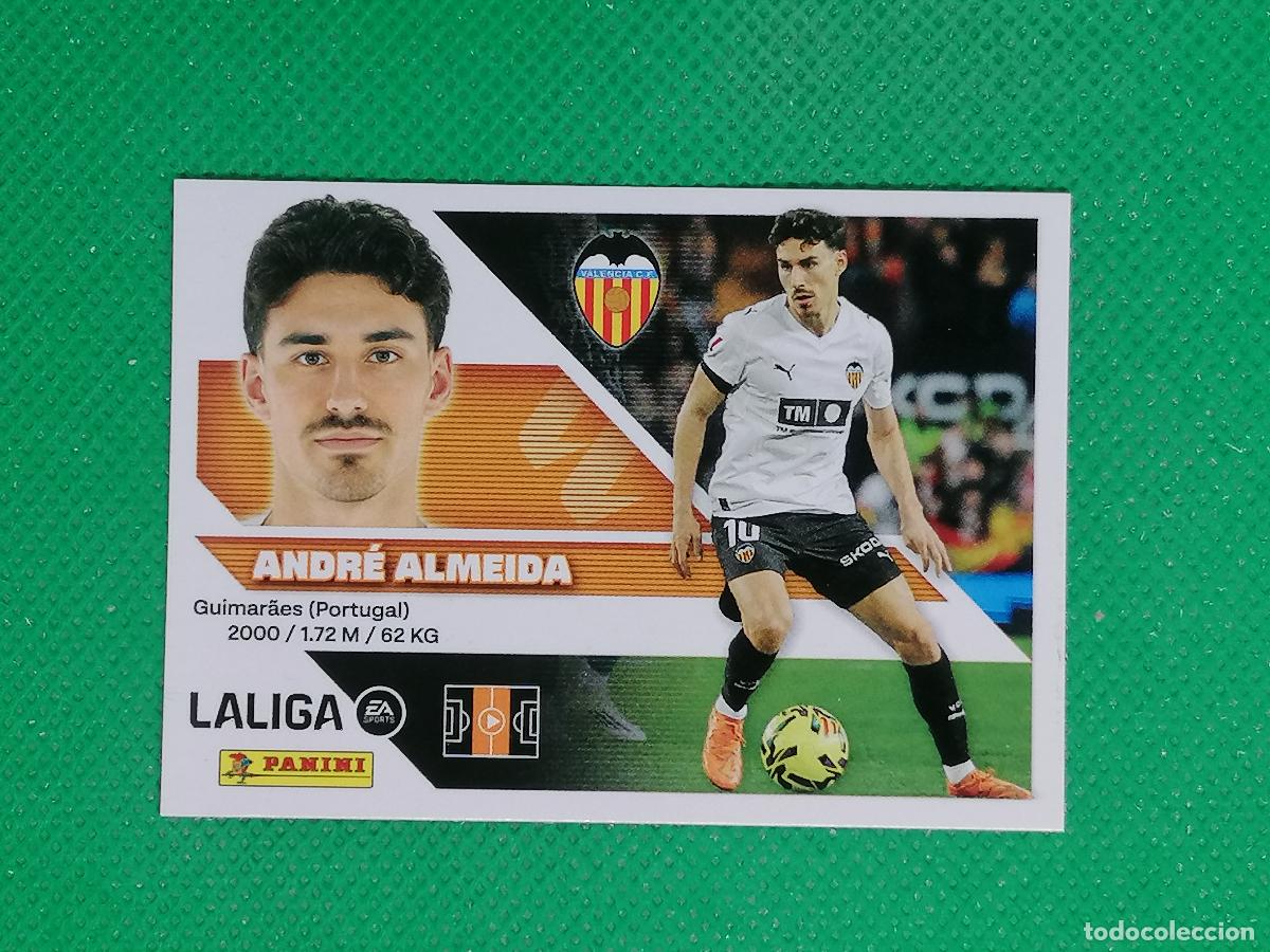 Cromos de f&uacute;tbol: 16 ANDRE ALMEIDA VALENCIA ⚽ PANINI LIGA ESTE 26 27 2026 2027 ⚽