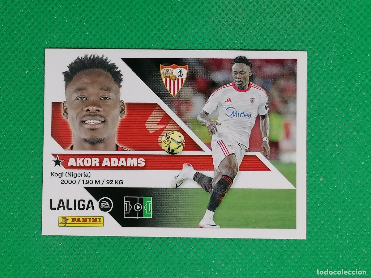 Cromos de f&uacute;tbol: 19 AKOR ADAMS SEVILLA ⚽ PANINI LIGA ESTE 26 27 2026 2027 ⚽