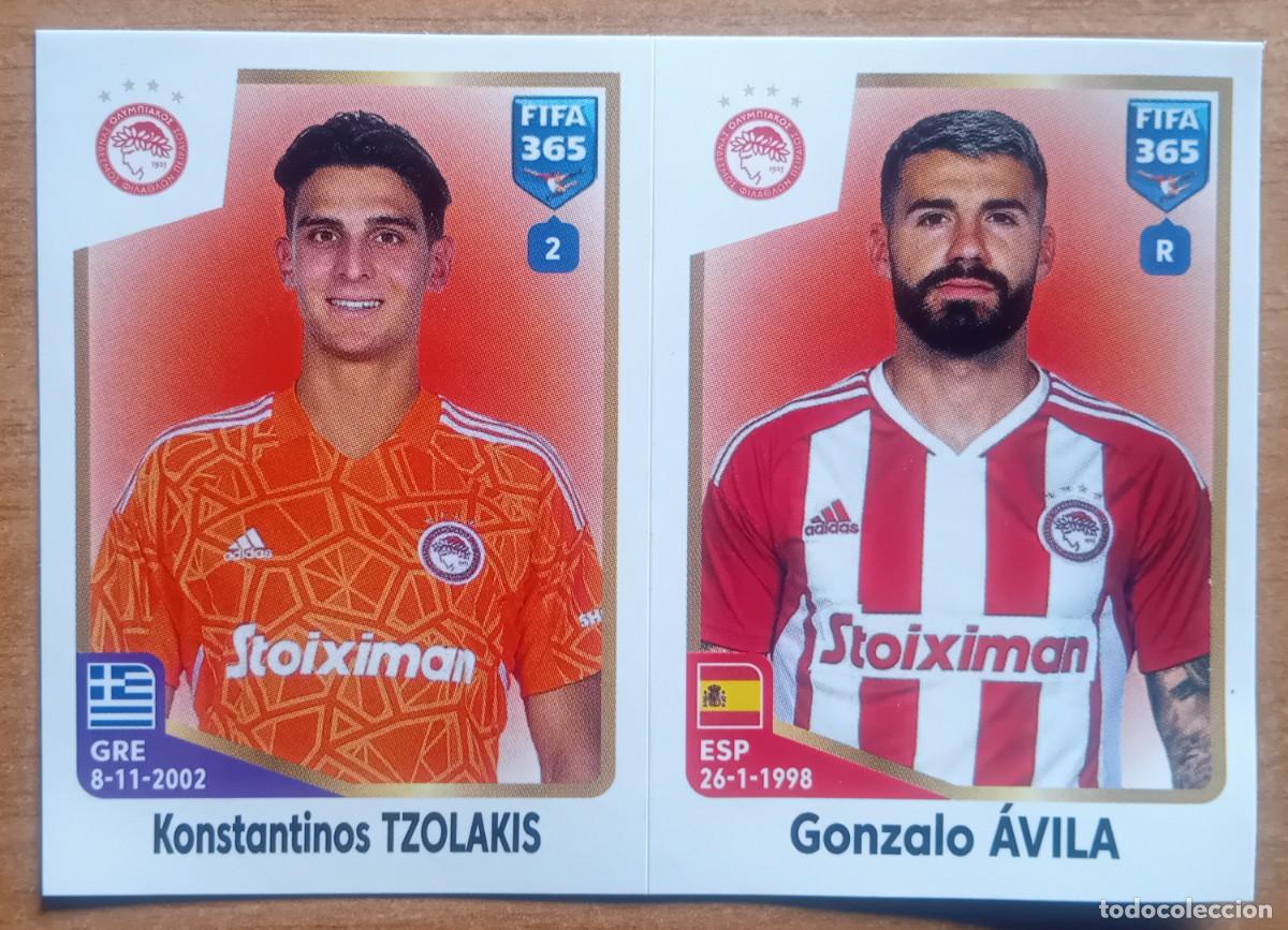 Cromos de f&uacute;tbol: Figurina Panini 2022-23 Cromo Fifa 365 2023 Tsolakis &Aacute;vila Olympiacos n 262