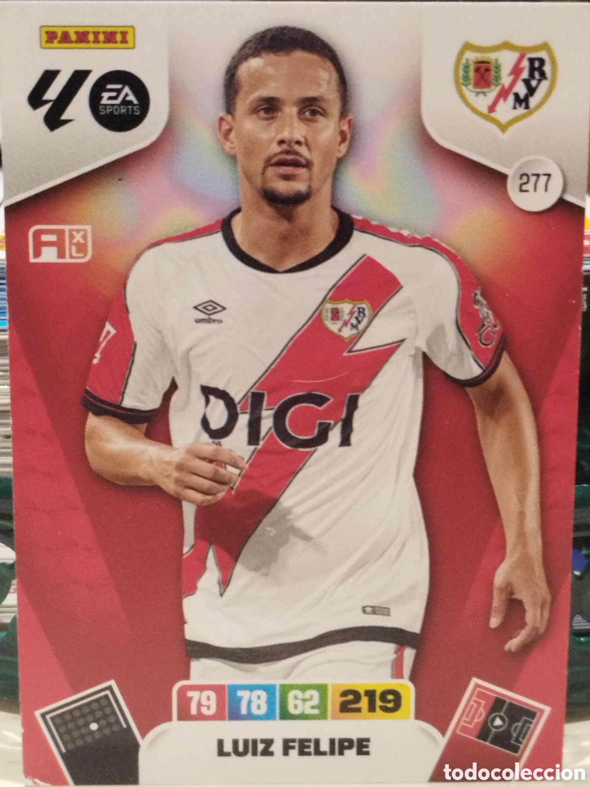 Cromos de f&uacute;tbol: 277 LUIZ FELIPE VALLECANO 25 26 ADRENALYN XL 2025 2026