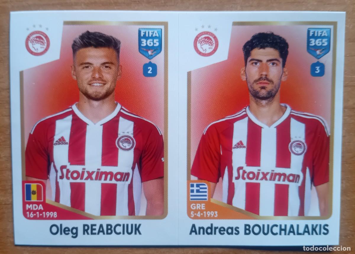 Cromos de f&uacute;tbol: Figurina Panini 2022-23 Cromo Fifa 365 2023 Reabciuk Bouchalakis Olympiacos n 266