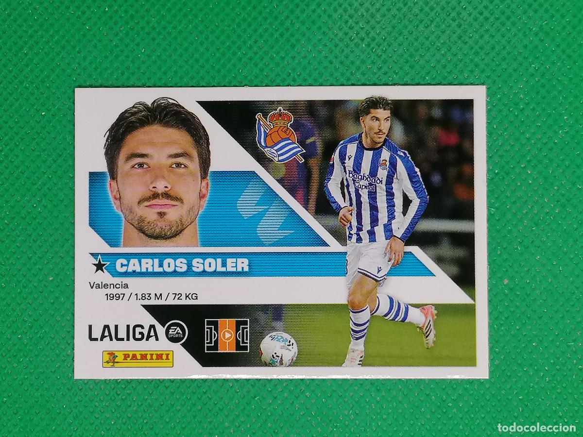 Cromos de f&uacute;tbol: 14 CARLOS SOLER REAL SOCIEDAD ⚽ PANINI LIGA ESTE 26 27 2026 2027 ⚽