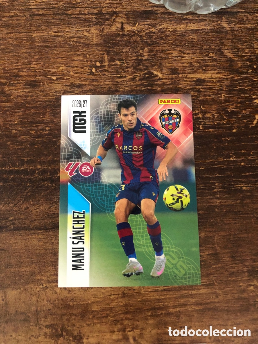 Cromos de f&uacute;tbol: Megacracks 2026 2027 Manu S&aacute;nchez 206 levante