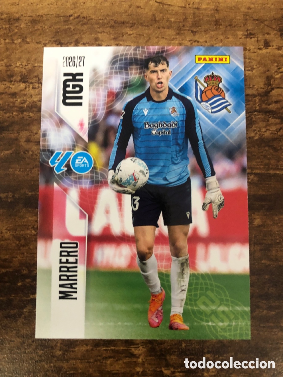 Cromos de f&uacute;tbol: Megacracks 2026 2027 marrero 309 real sociedad