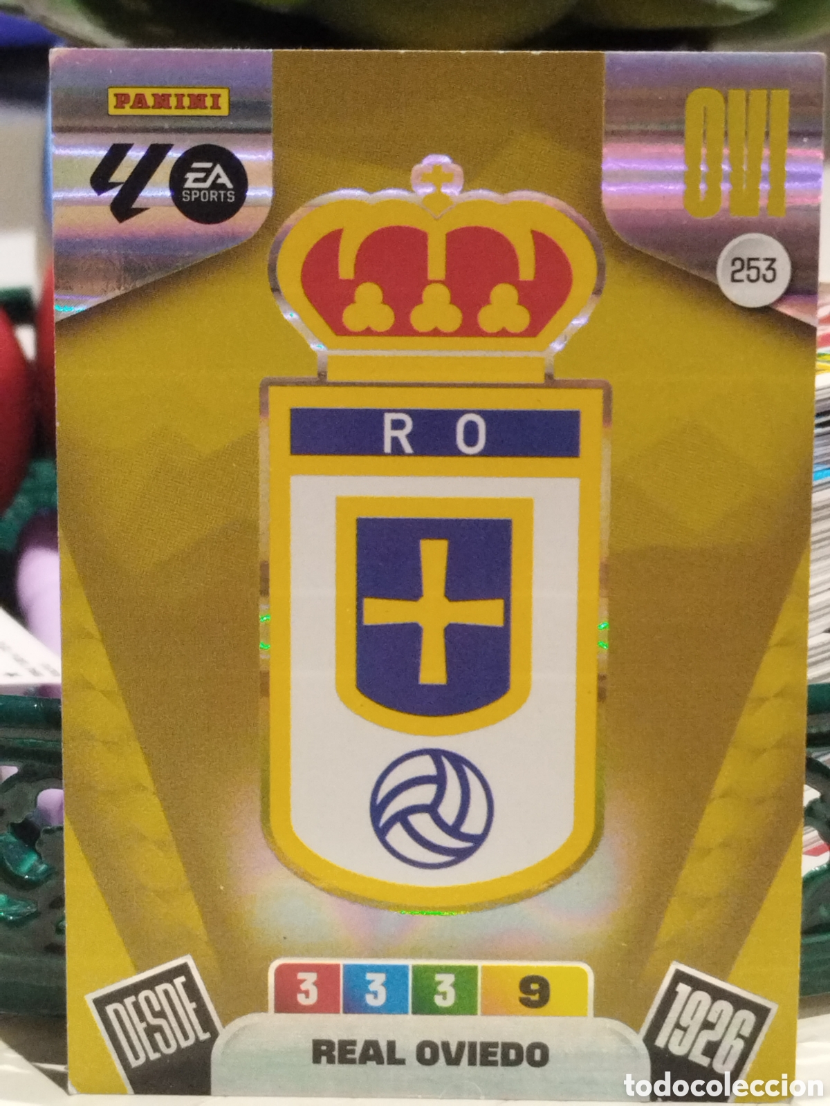 Cromos de f&uacute;tbol: 253 ESCUDO OVIEDO 25 26 ADRENALYN XL 2025 2026
