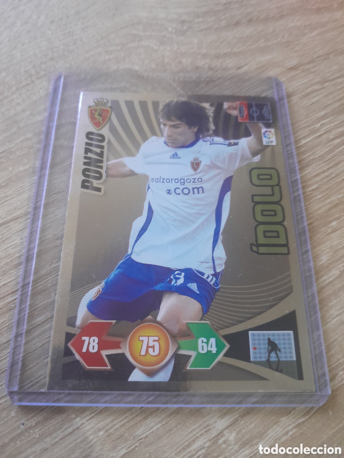 Cromos de f&uacute;tbol: liga adrenalyn xl 2009 2010 ponzio idolo 2009-10 zaragoza