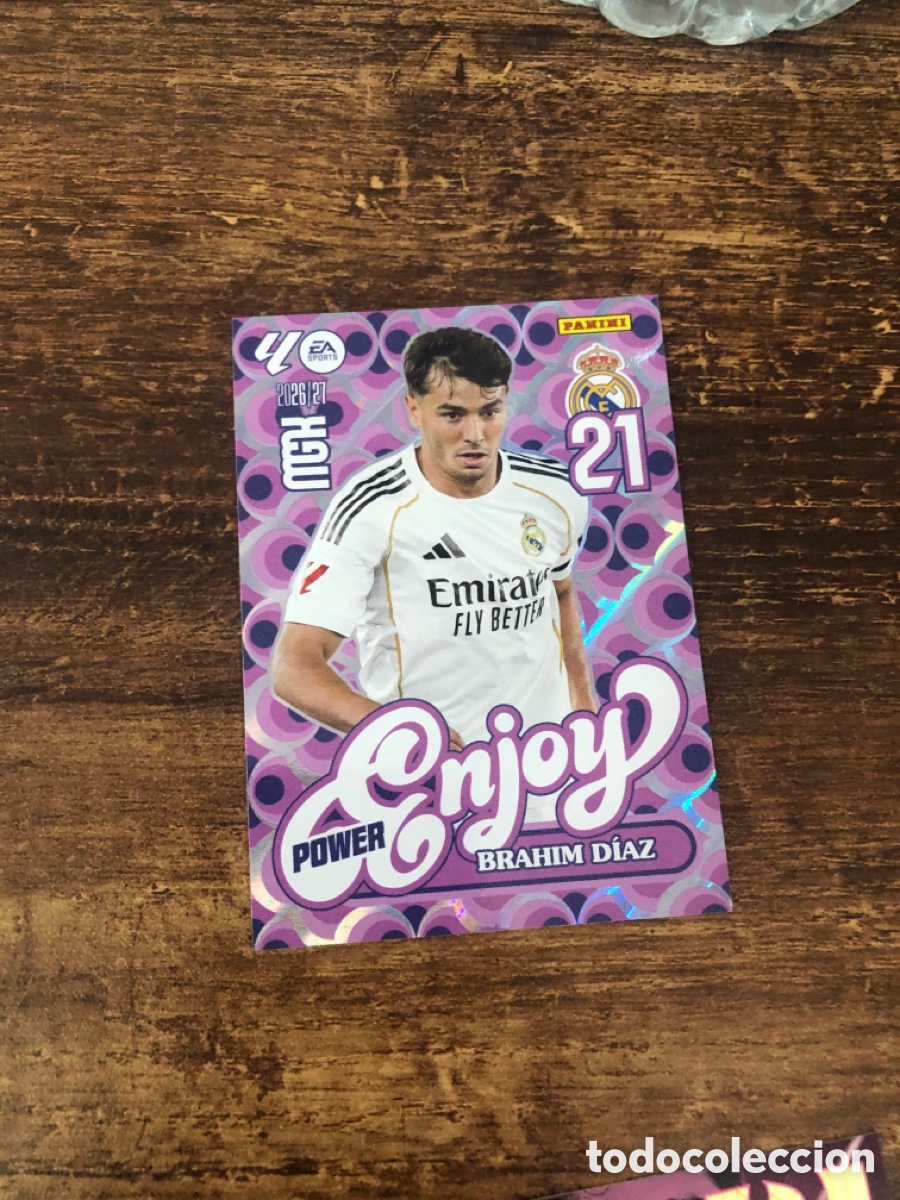 Figurine di Calcio: Megacracks 2026 2027 enjoy power brahim D&iacute;az 380 p real Madrid