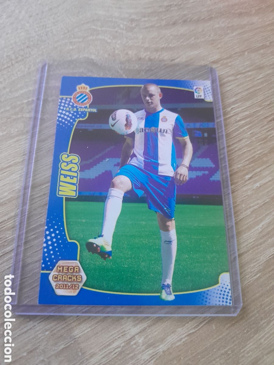 Football Stickers: MEGACRACKS 2011-12 N&ordm; 490 WEISS - RCD ESPANYOL
