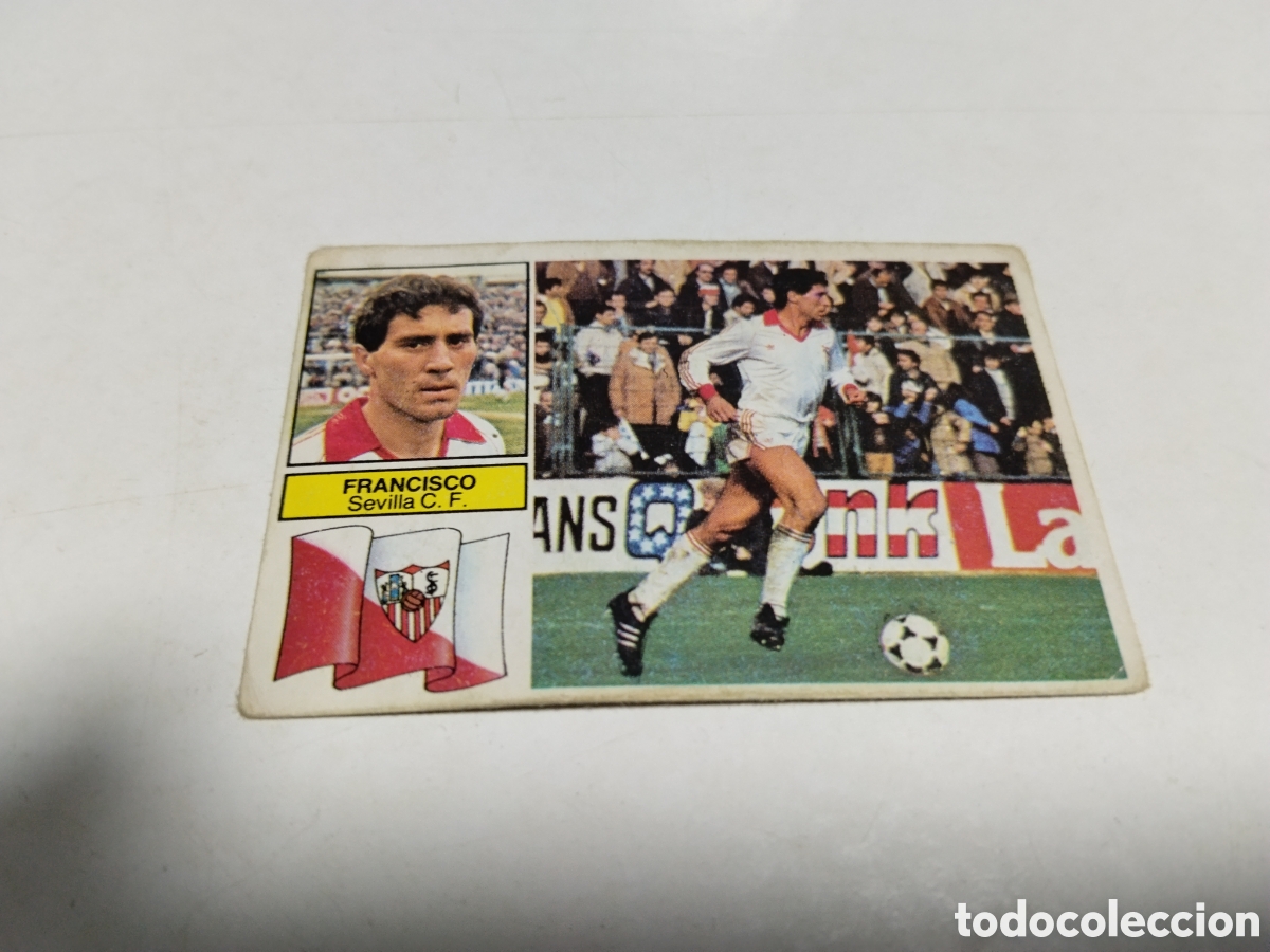 Cromos de f&uacute;tbol: Cromo Futbol Liga 82/82 , Ediciones ESTE , Francisco