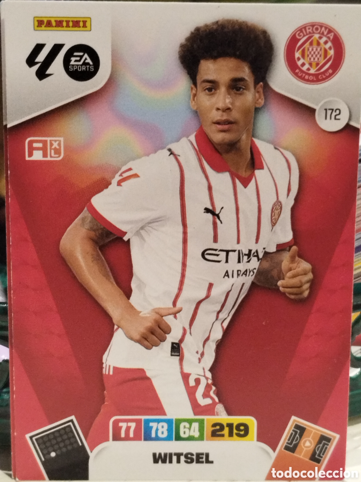 Cromos de f&uacute;tbol: 172 WITSEL GERONA ADRENALYN 2025 2026 PANINI 25 26