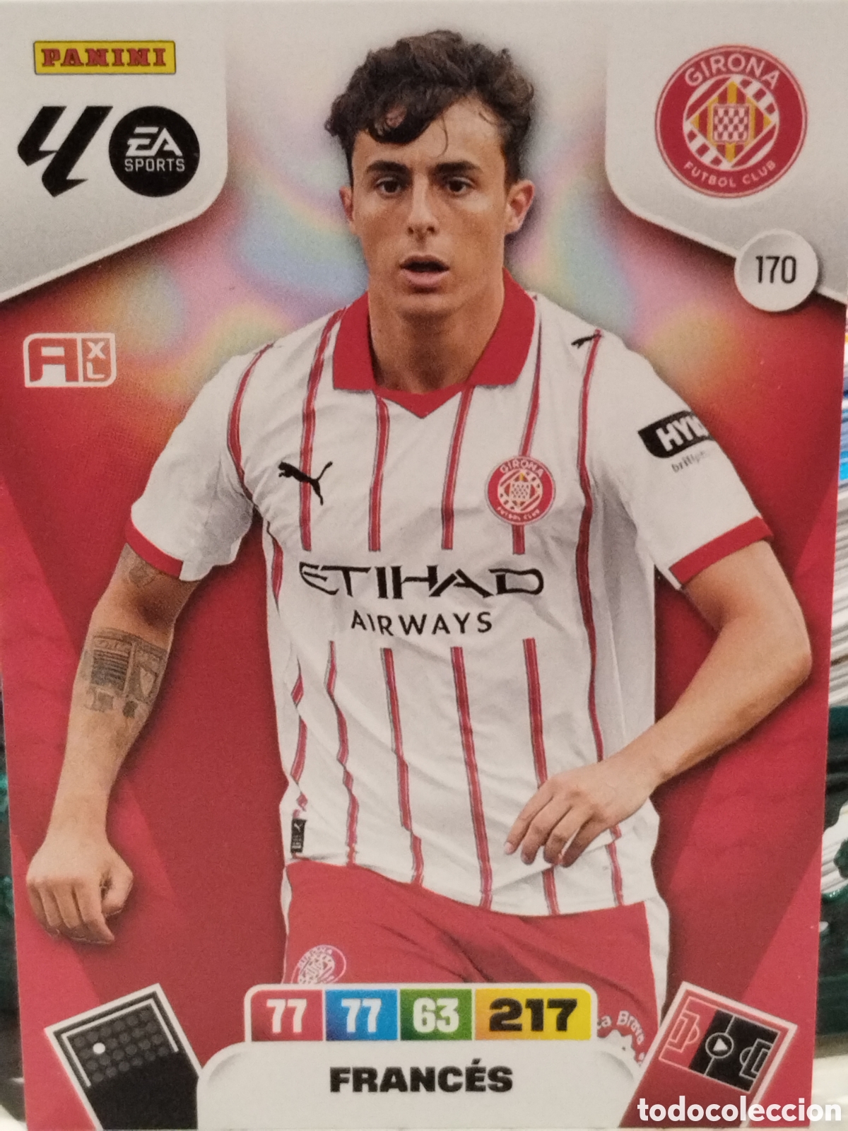Cromos de f&uacute;tbol: 170 FRANC&Eacute;S GERONA ADRENALYN 2025 2026 PANINI 25 26