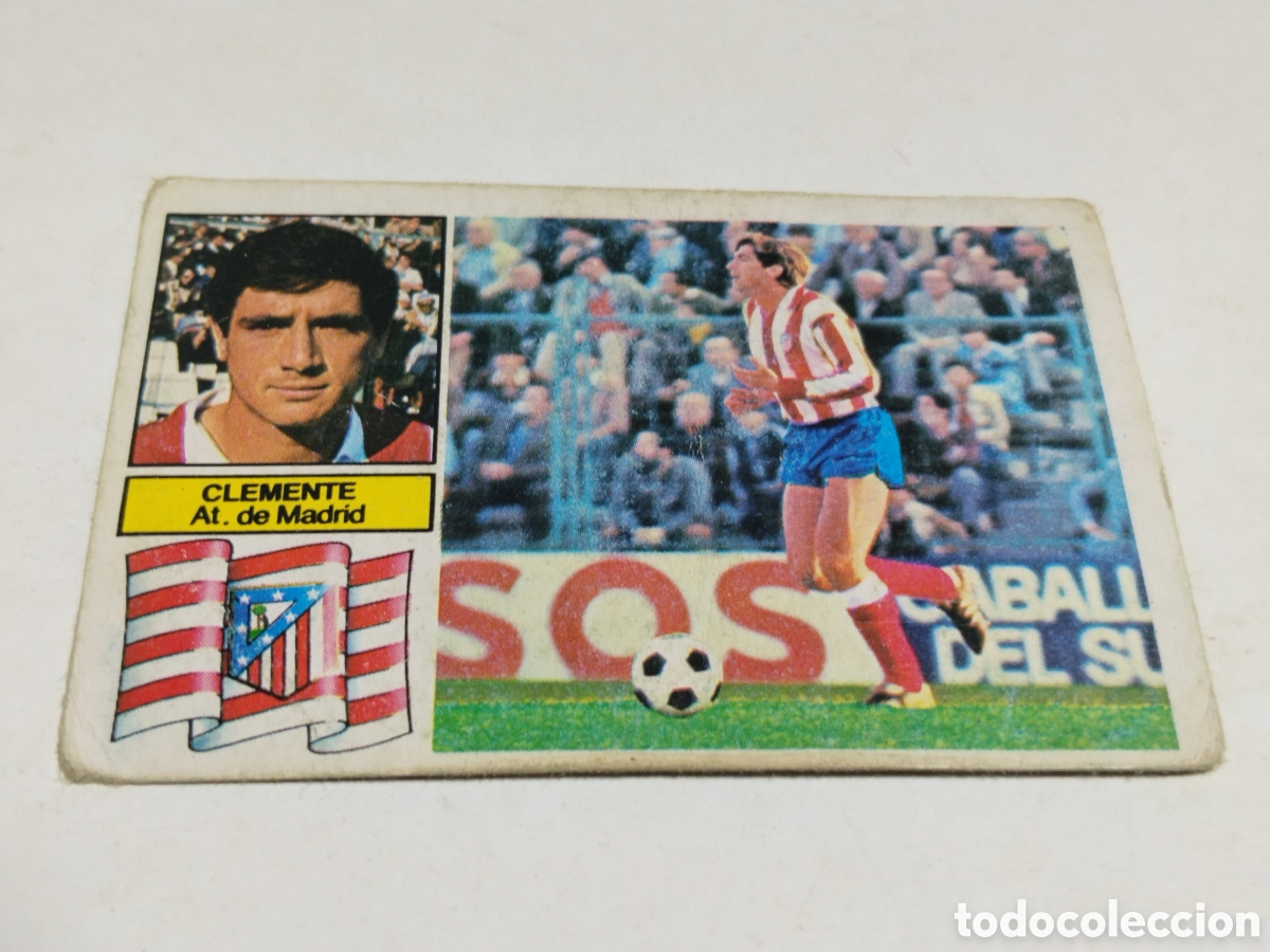 Cromos de f&uacute;tbol: Cromo Futbol Liga 82/82 , Ediciones ESTE , Clemente