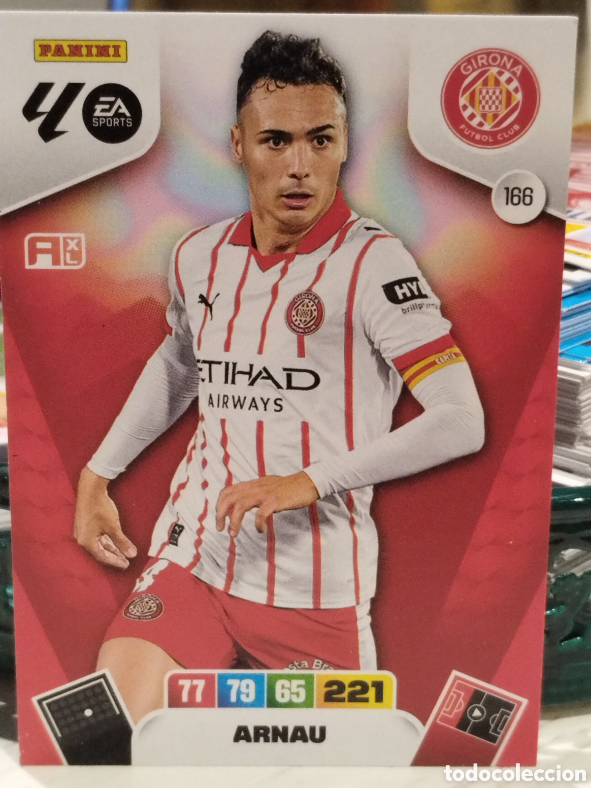Cromos de f&uacute;tbol: 166 ARNAU GERONA ADRENALYN 2025 2026 PANINI 25 26