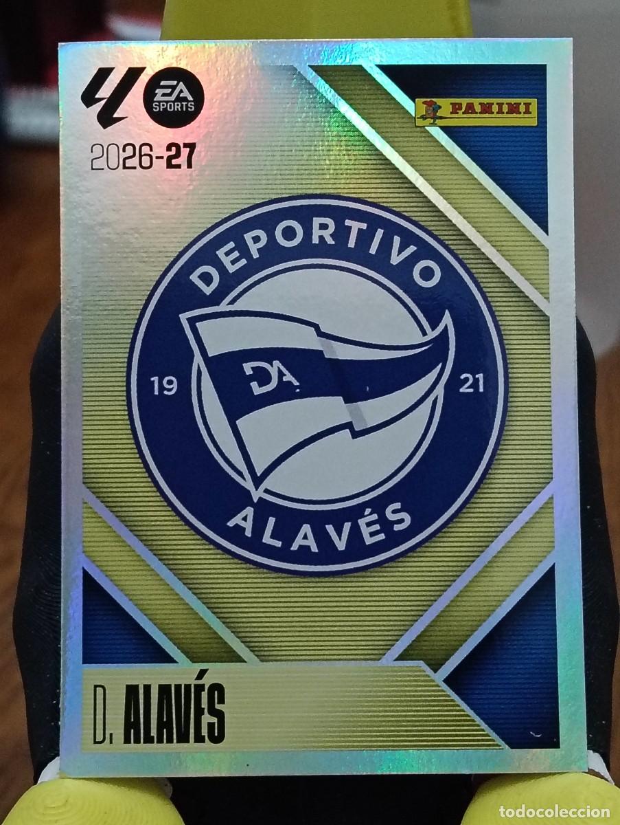 Cromos de f&uacute;tbol: Liga este 26/27 - Escudo - N&deg; 1 - D. Alav&eacute;s