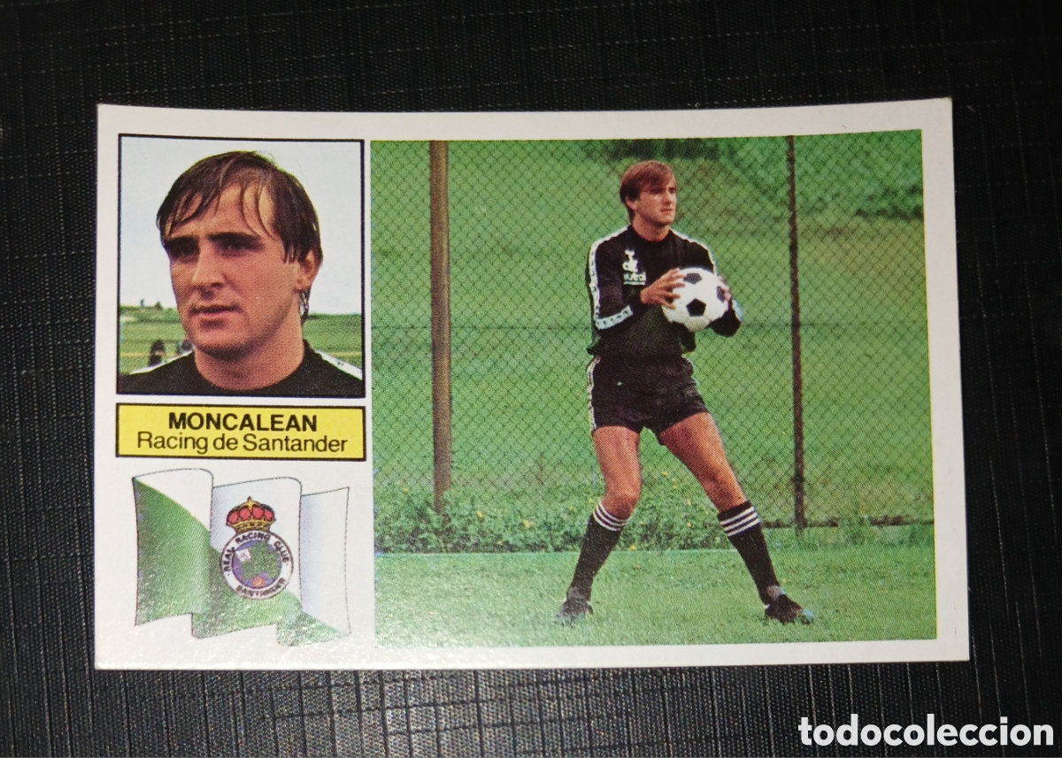 Cromos de f&uacute;tbol: Impecable Cromo Moncalean Racing Santander Ed Este Liga 1982 1983 82-83 Baja Sin pegar nunca pegado