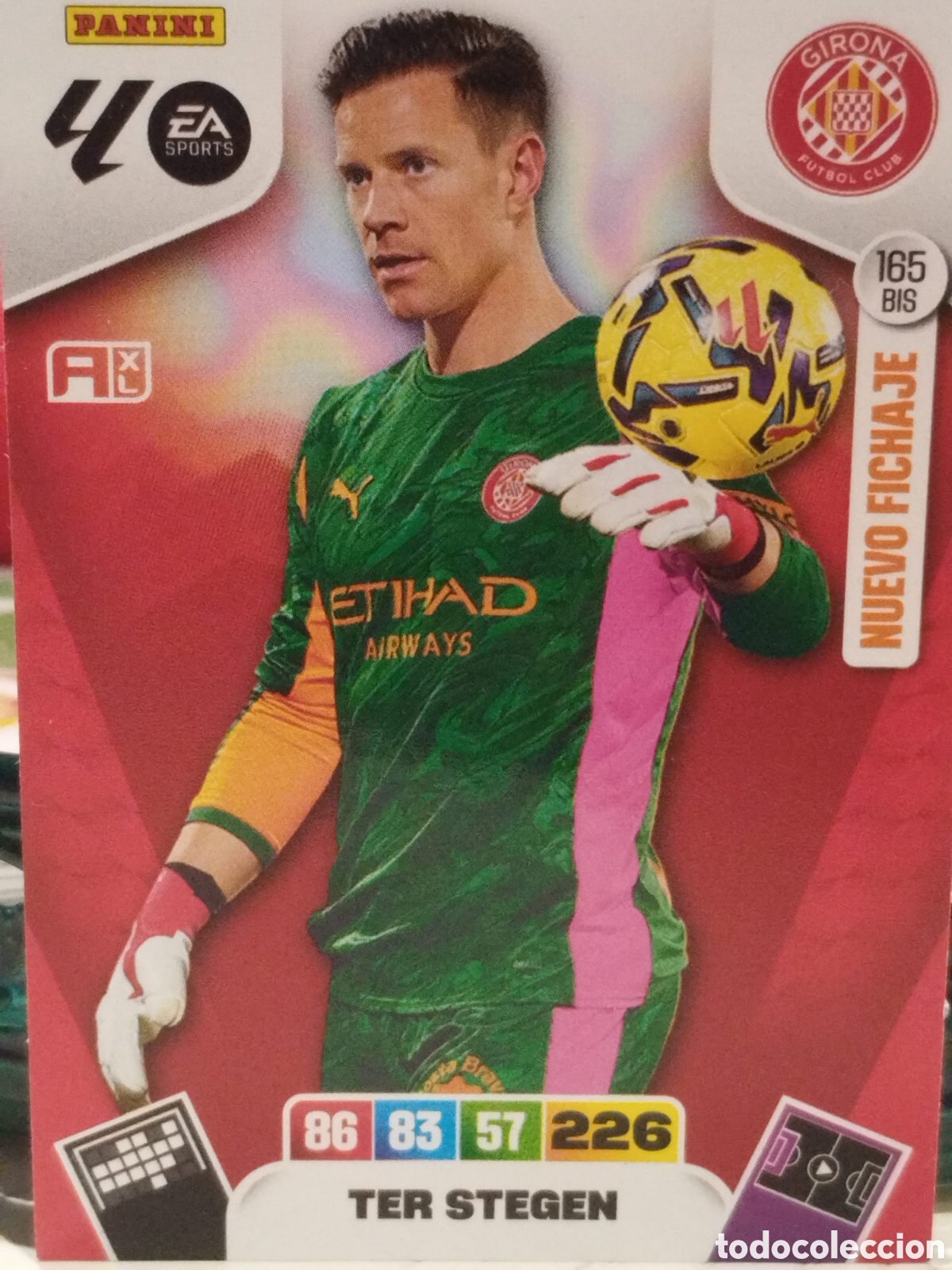 Cromos de f&uacute;tbol: 165bis TER STEGEN GERONA ADRENALYN 2025 2026 PANINI 25 26