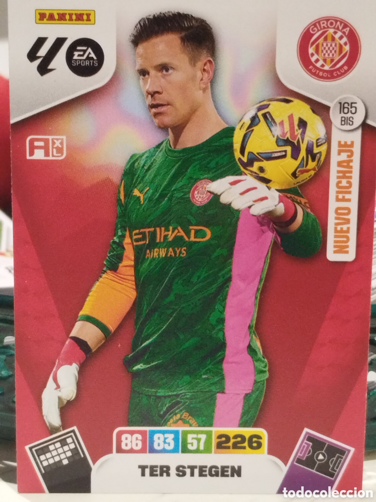 Cromos de f&uacute;tbol: 165bis TER STEGEN GERONA ADRENALYN 2025 2026 PANINI 25 26